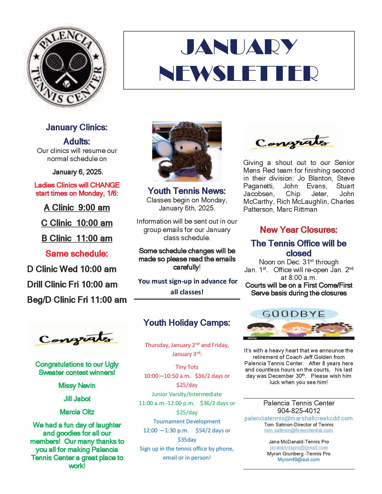 January2025newsletter